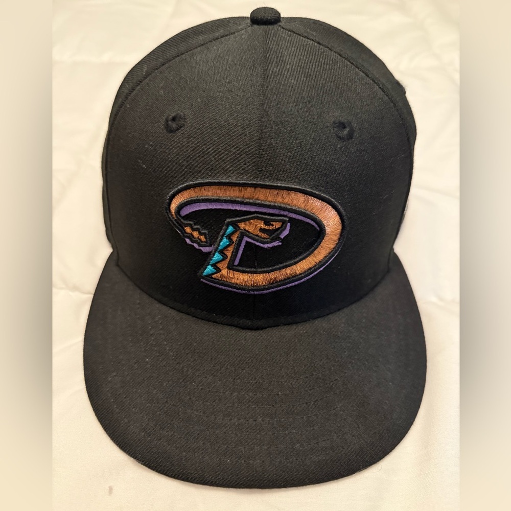 Arizona Diamondbacks New Era World Series 2001 59fifty 7 1/8 black hat 100% wool